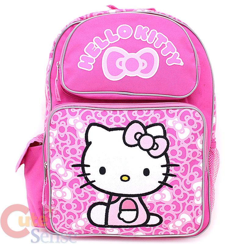 hello kitty backpack with lunch bag